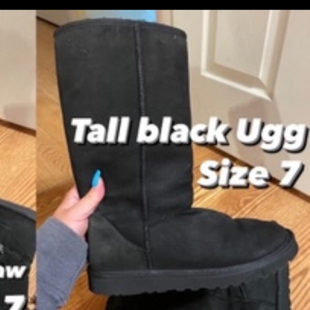 Ta black ugg size 7 women’s